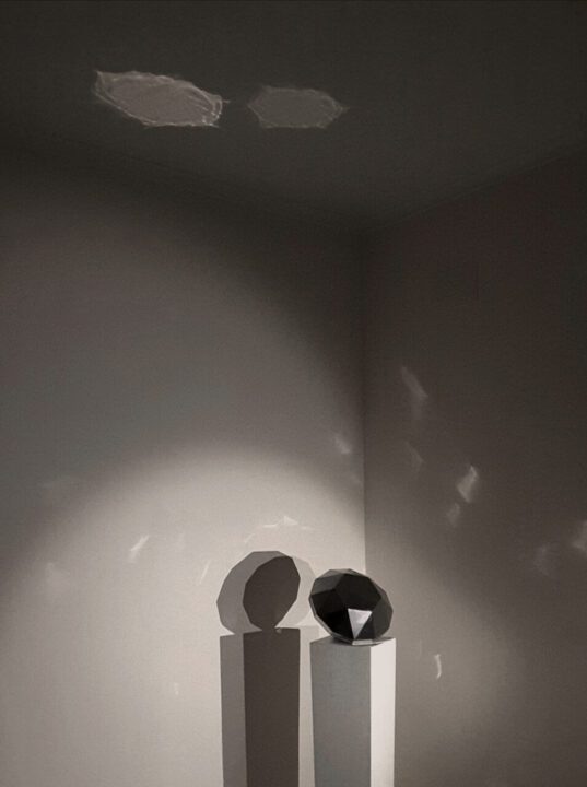 Diamante, progetto per Capodimonte a Napoli, 2017, acciaio, cm 50 x 50 x 55